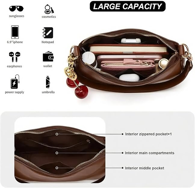 Hobo Clutch Underarm & Cherry Charm