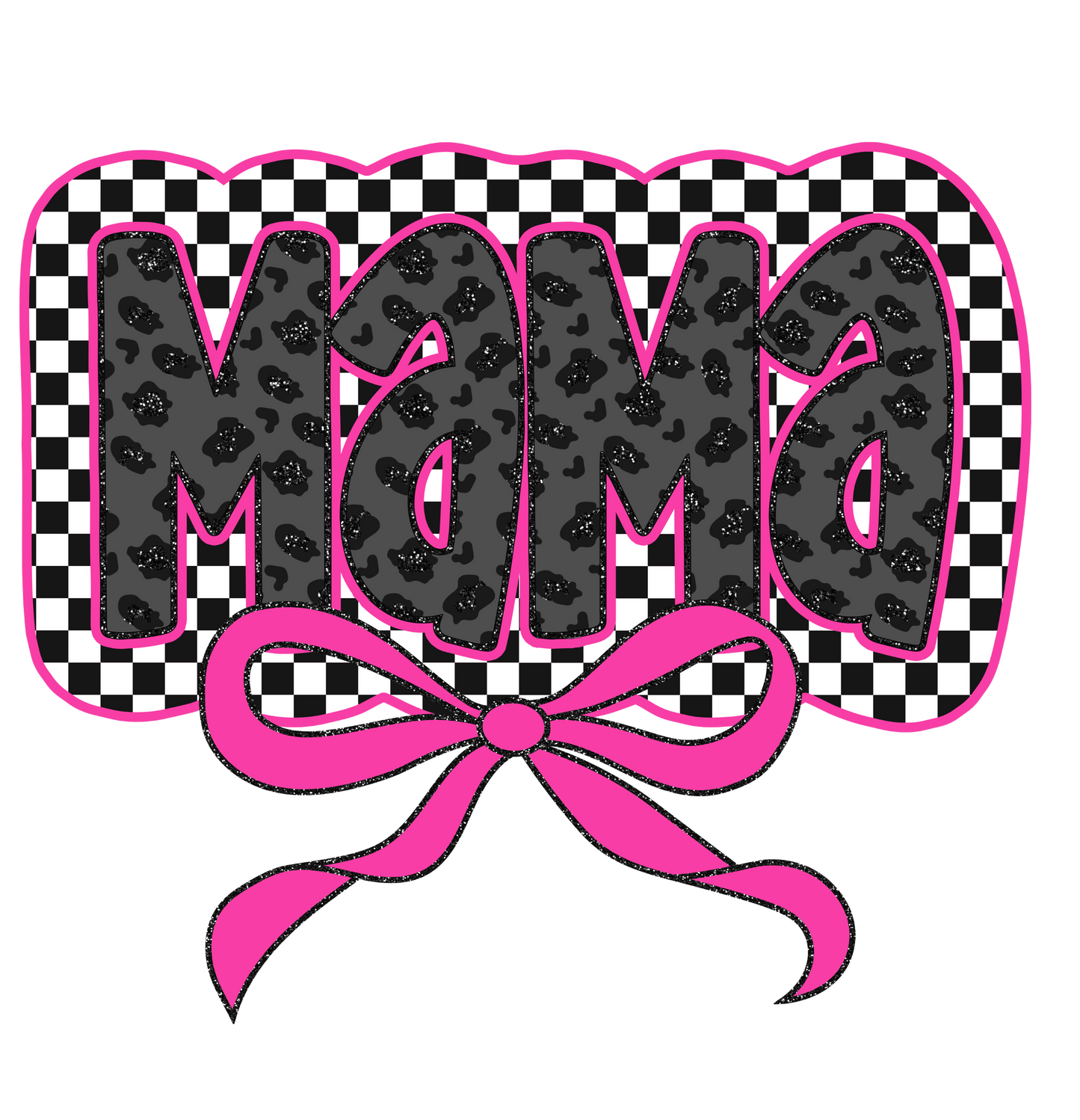 Checkered/Leopard Mama