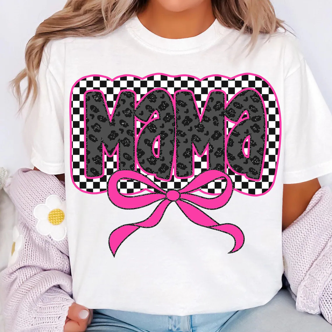 Checkered/Leopard Mama
