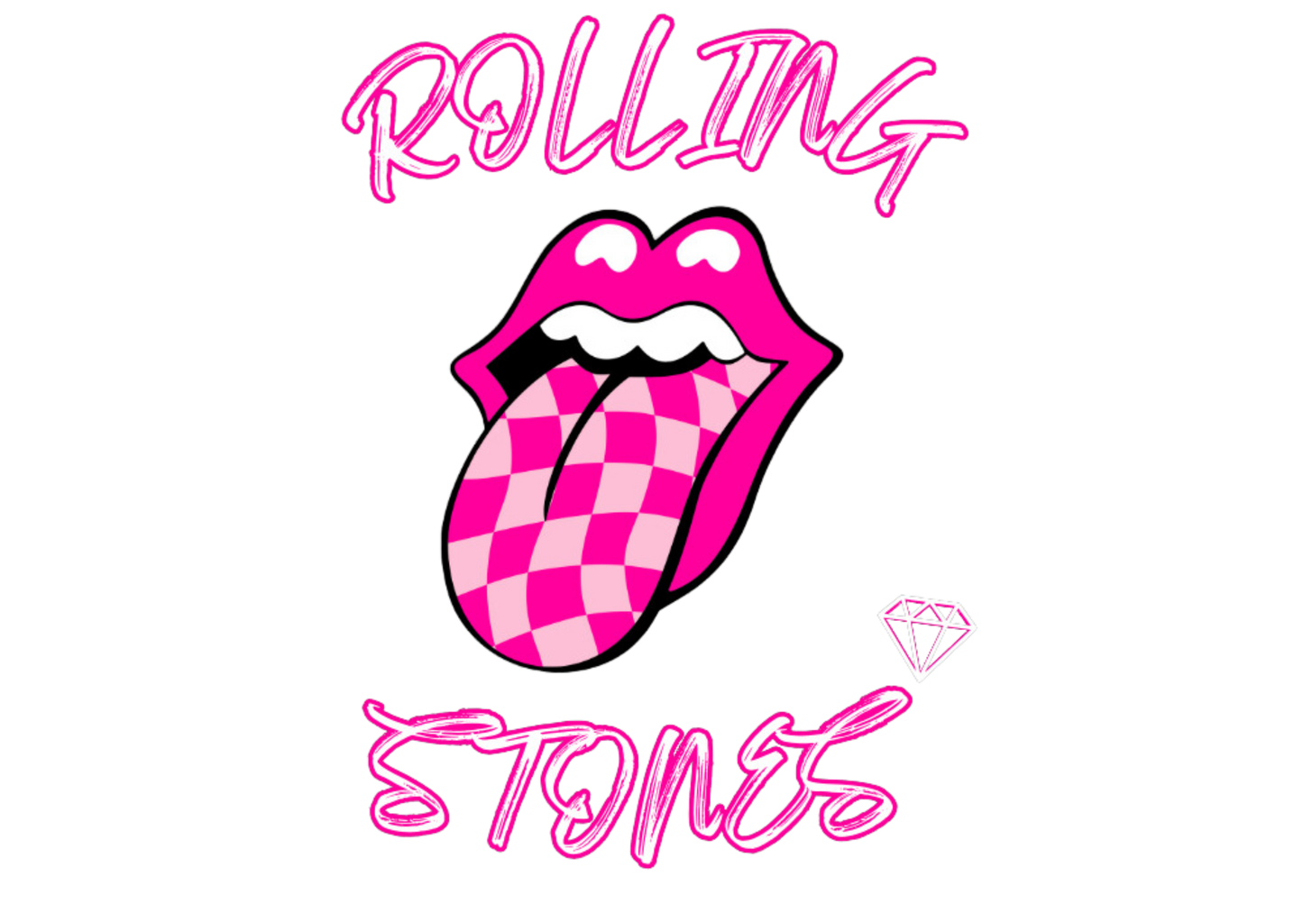Pink Rolling Stones 👄