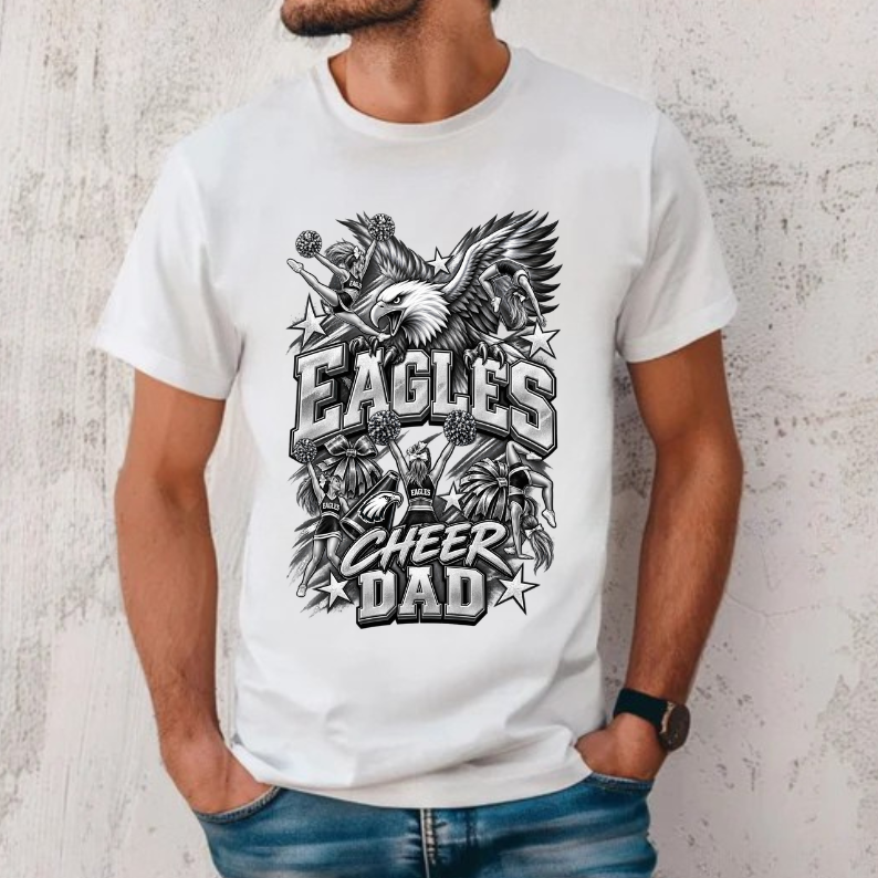 Eagles Cheer Dad
