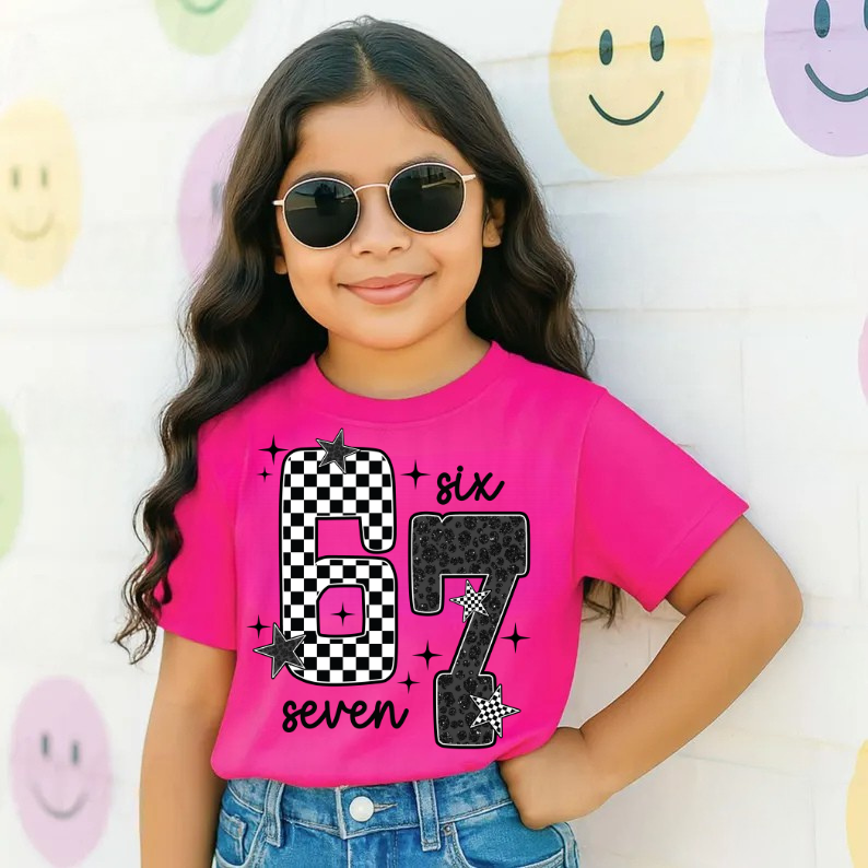 Youth Checkered Leopard 6 7