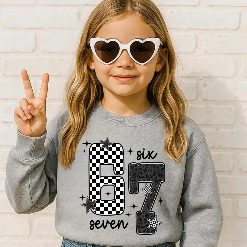 Youth Checkered Leopard 6 7