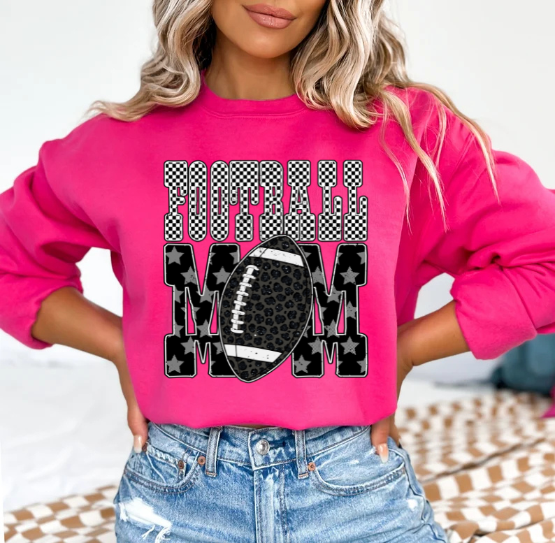 Football Mom Checkered🏈