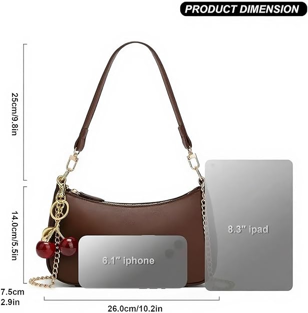 Hobo Clutch Underarm & Cherry Charm