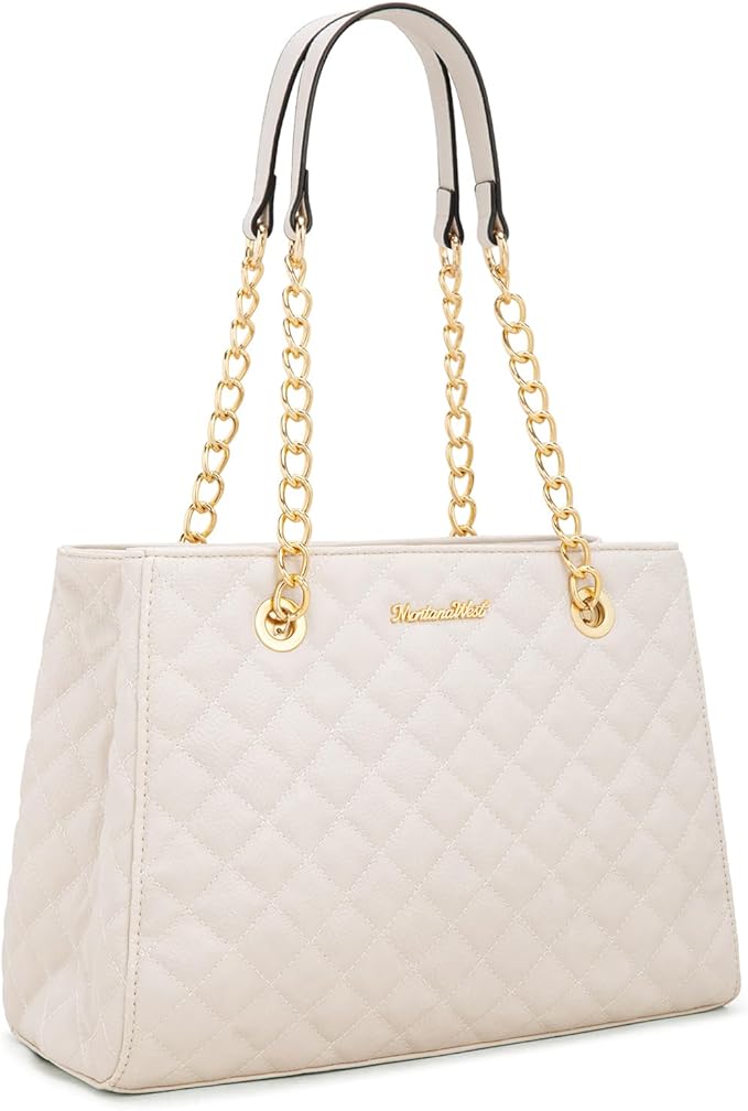 Montana West MEDIUM Quilted Tote Bag