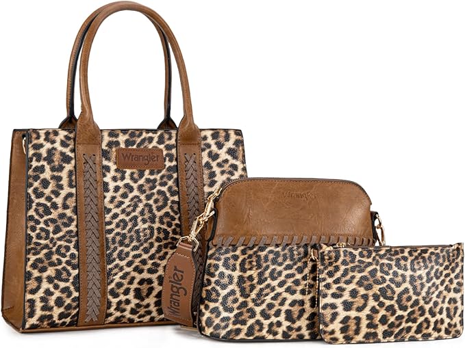 Wrangler 3Pcs Tote Bag, Crossbody, & Handbag