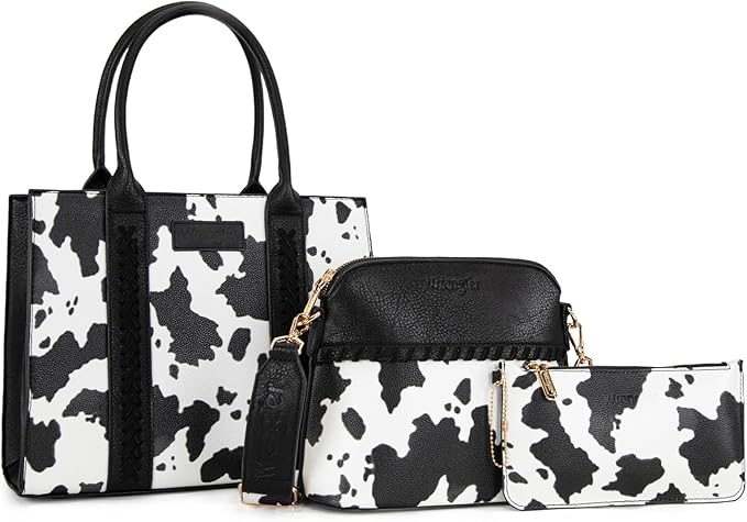 Wrangler 3Pcs Tote Bag, Crossbody, & Handbag