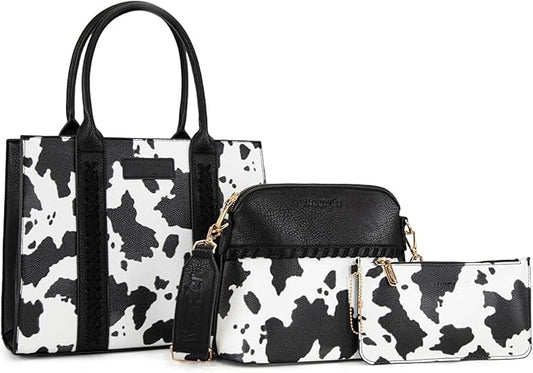 Wrangler 3Pcs Tote Bag, Crossbody, & Handbag