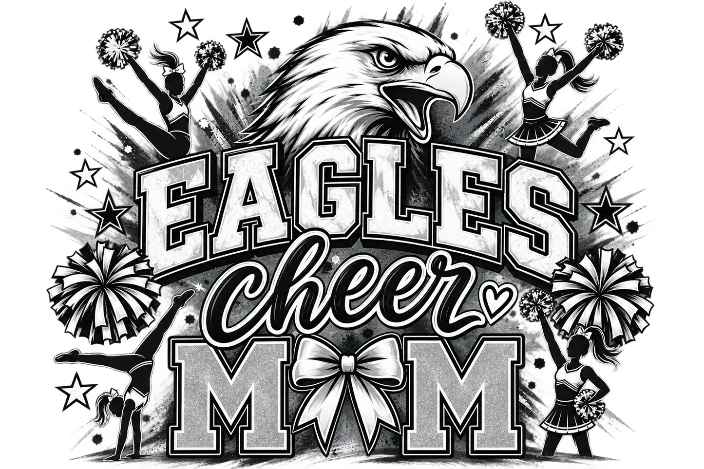 Eagles Cheer Mom