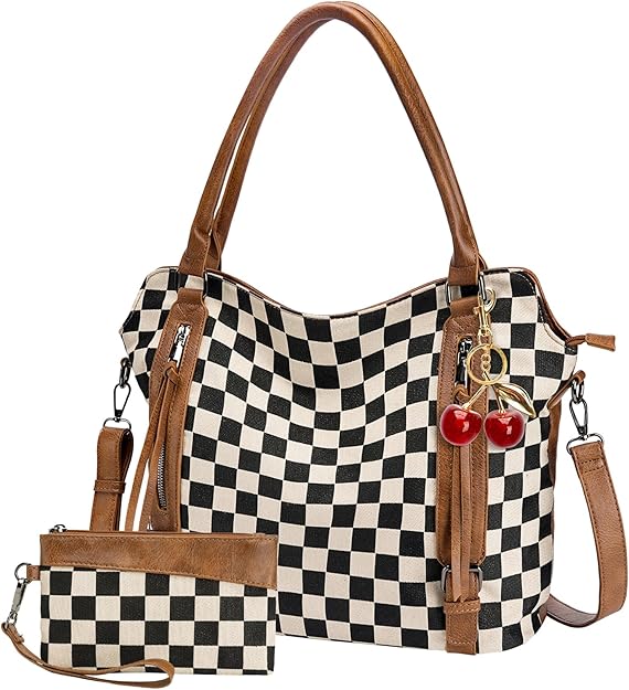 Large Handbag, Wallet, & Cherry Charm