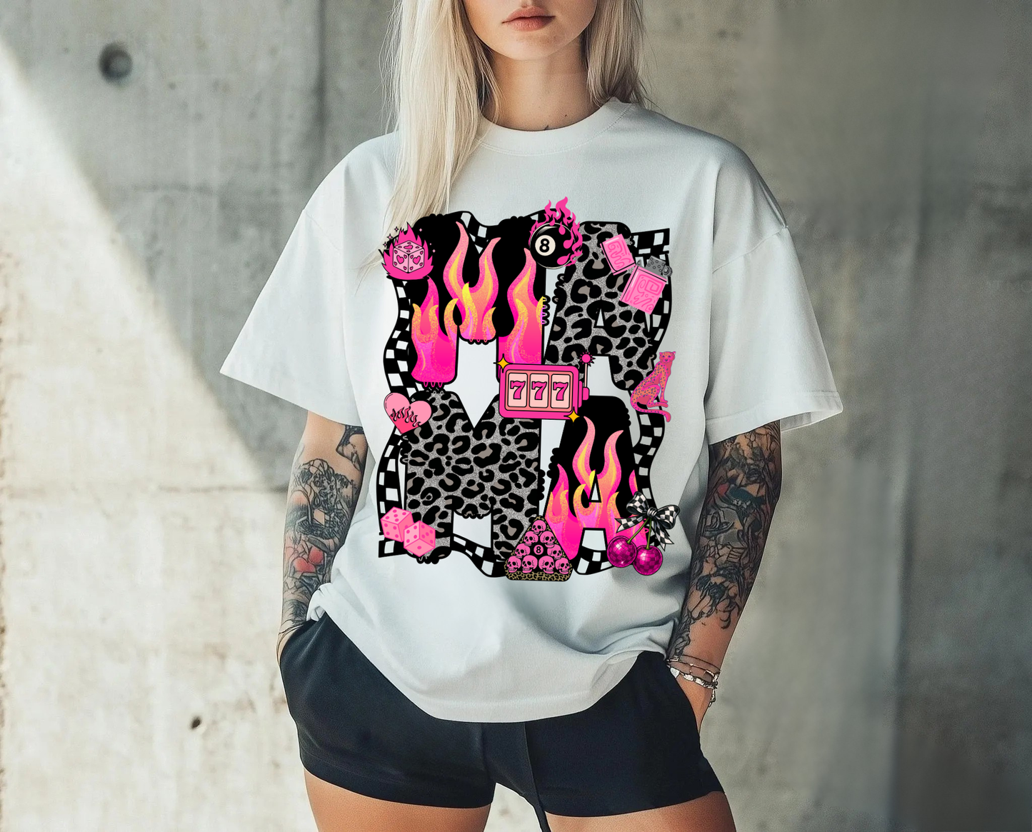 Mama Flames Pink