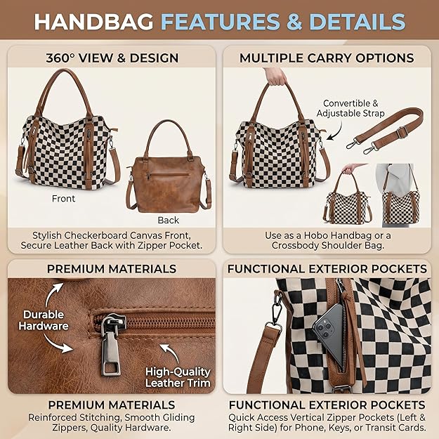 Large Handbag, Wallet, & Cherry Charm