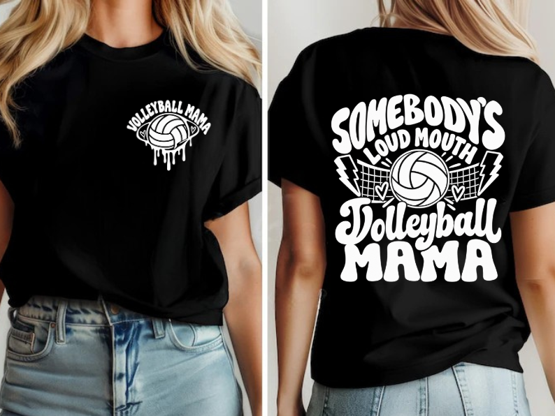 Loud Mouth Volleyball Mama