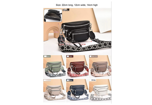 Sling Bag Silver Hardware