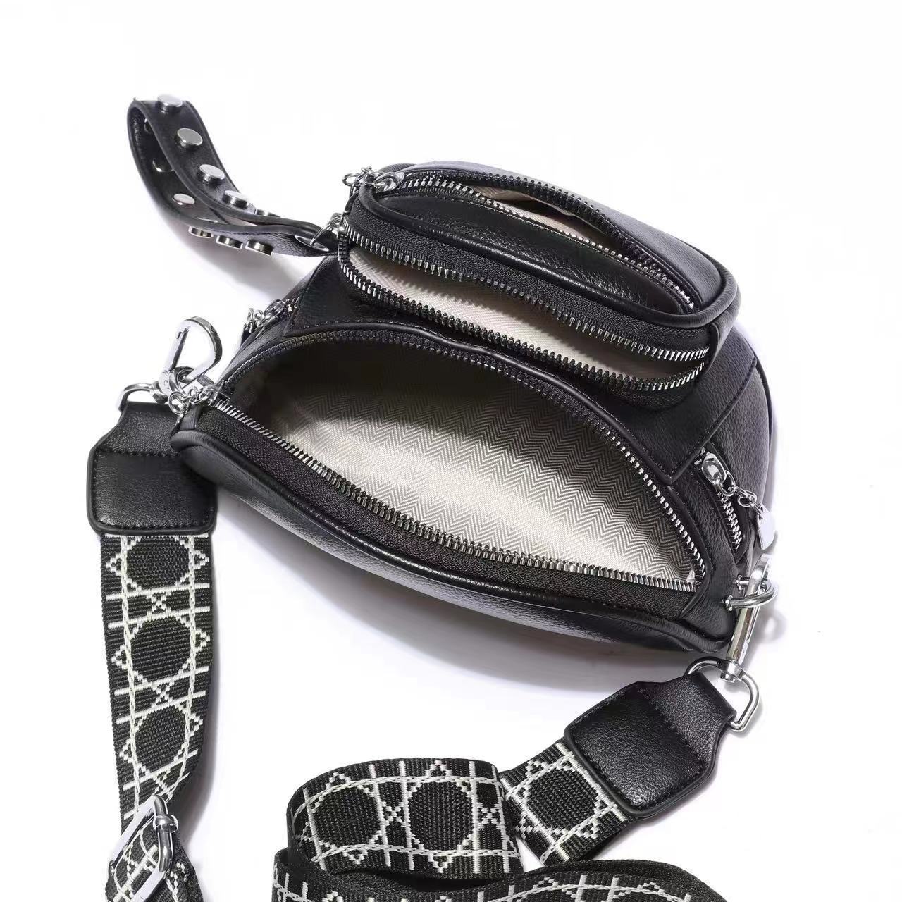 Sling Bag Silver Hardware