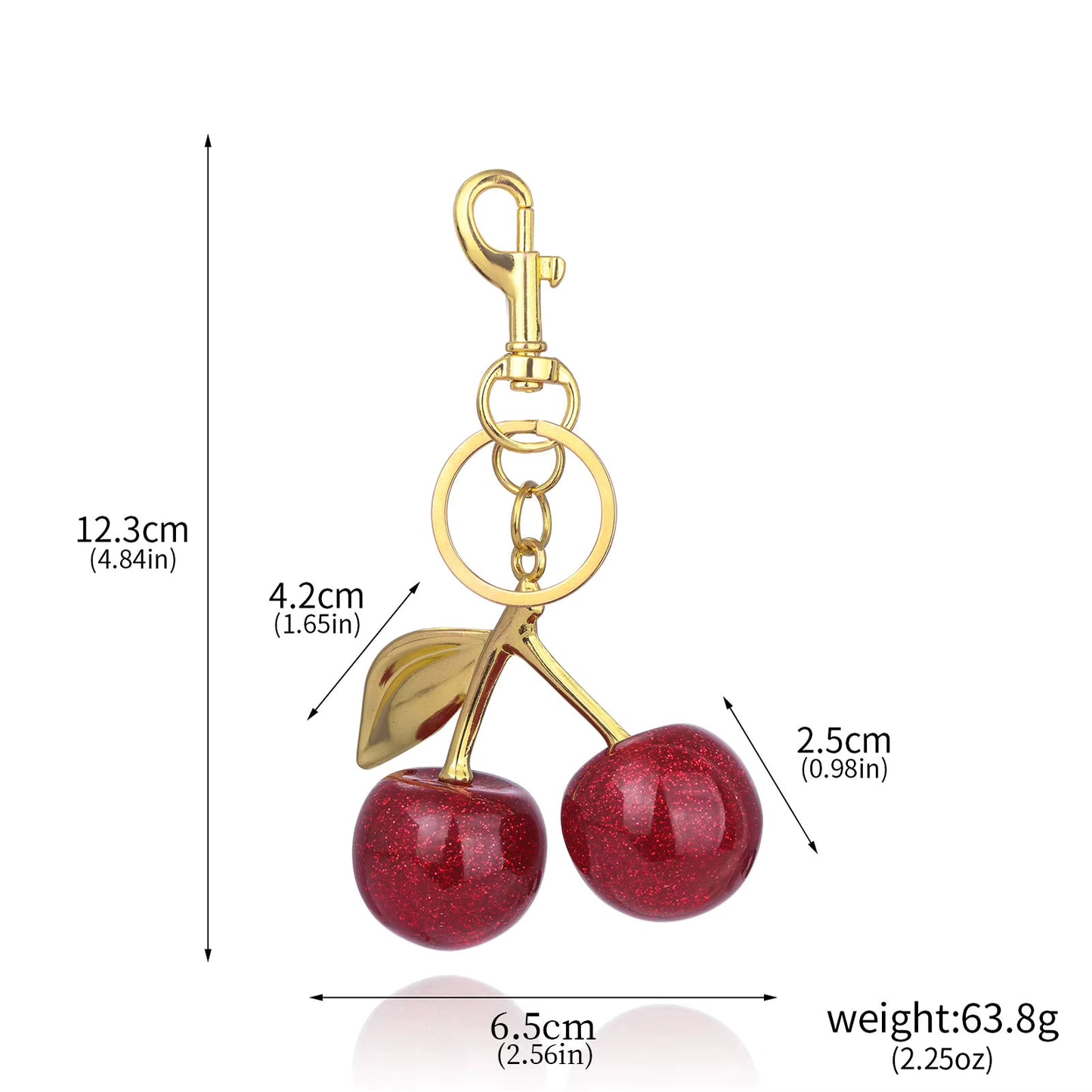 Cherry Purse Charm