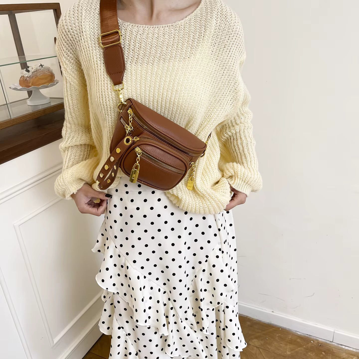 Sling Bag Gold Hardware