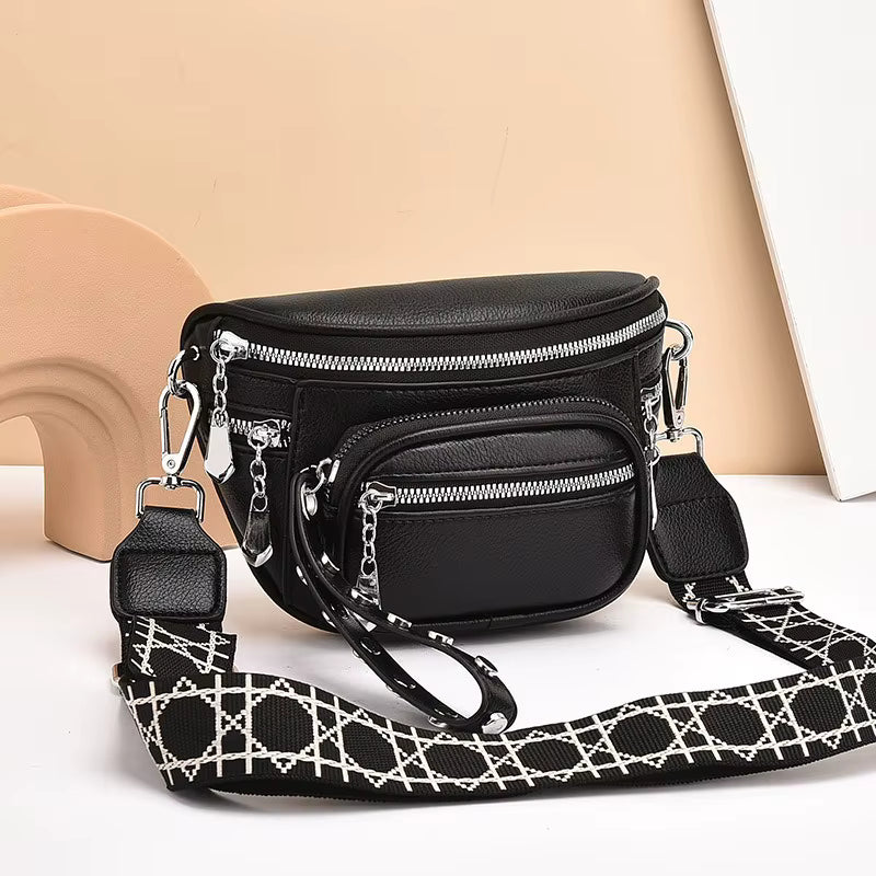Sling Bag Silver Hardware