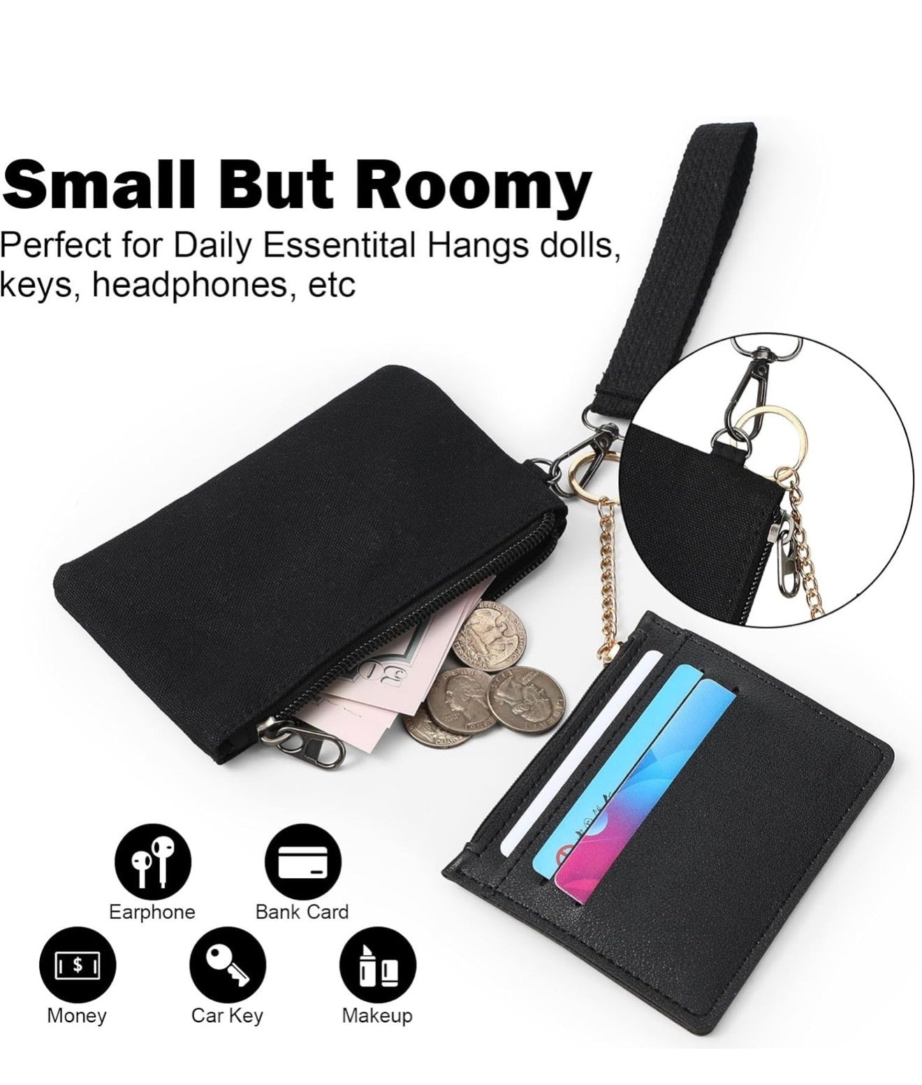 3 Piece Wallet/Keychain