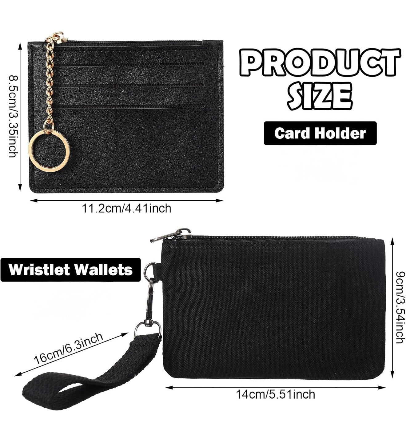 3 Piece Wallet/Keychain