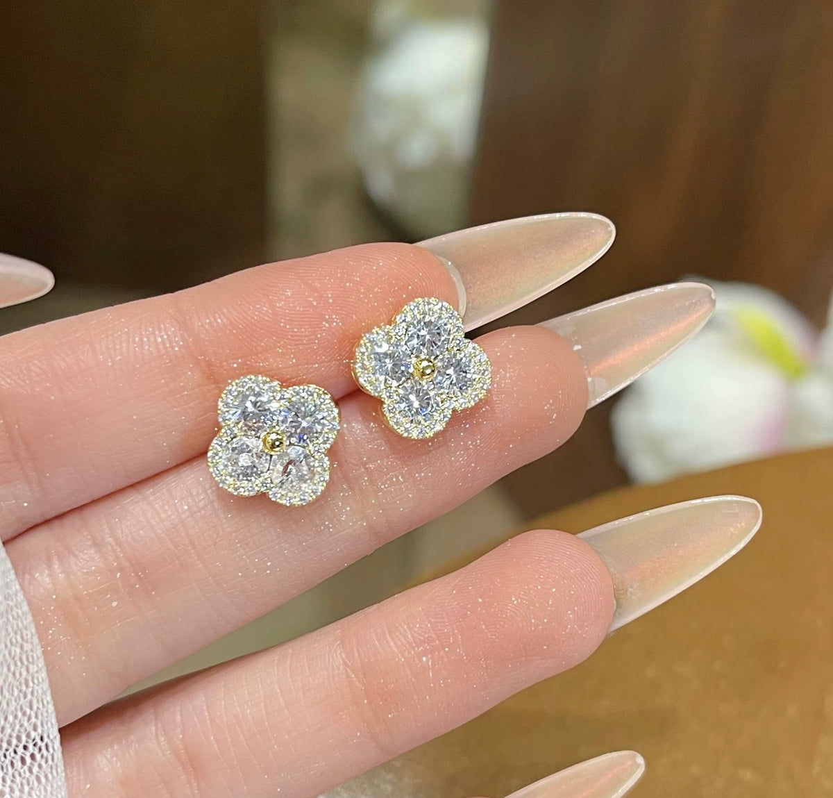 Flower Stud Earrings