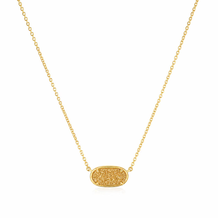 Oval Pendant Necklace