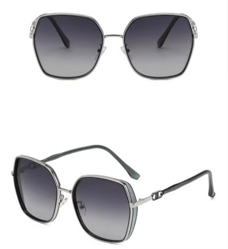 Oval Sunglasses Metal Frame