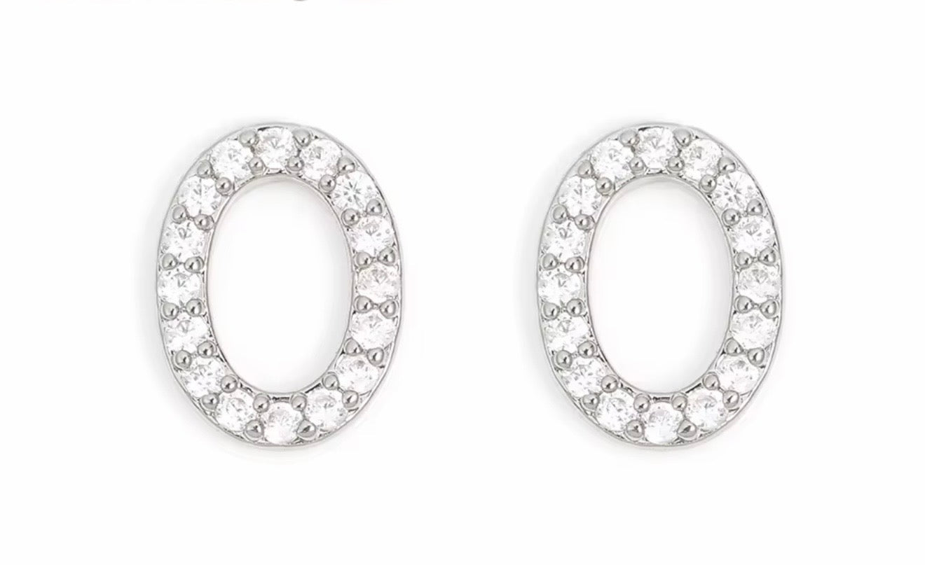 Circle Stud Earrings