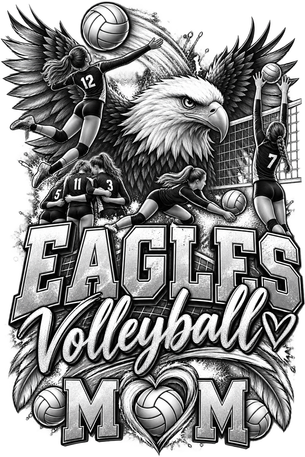 Eagles Volleyball Mom