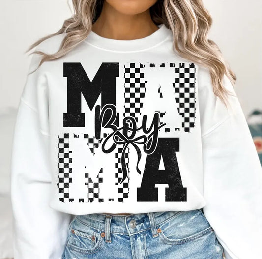 Boy Mama Checkered