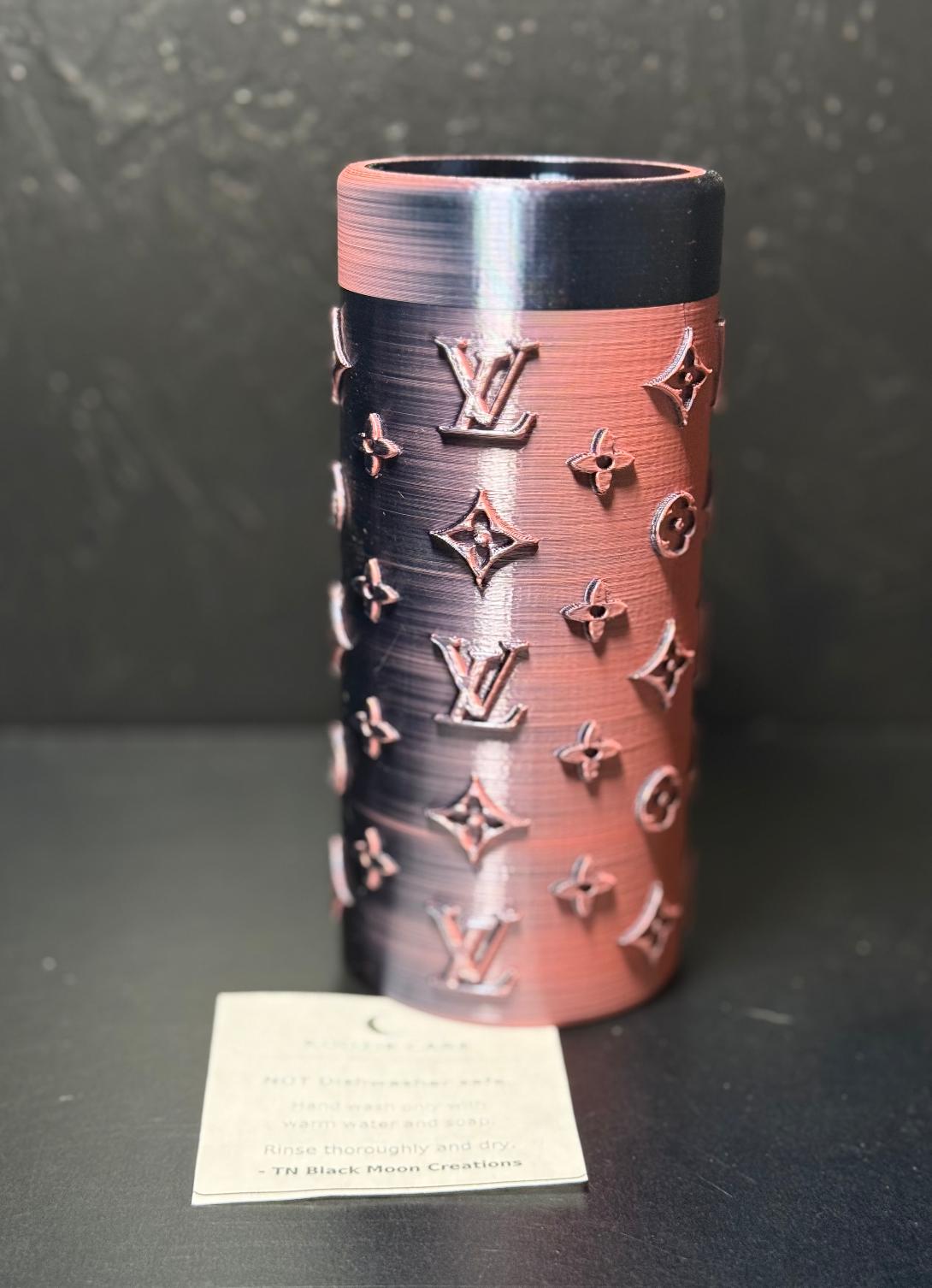 Pink & Black Koozie
