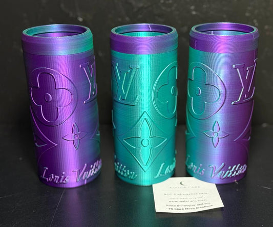 Purple & Teal Koozie