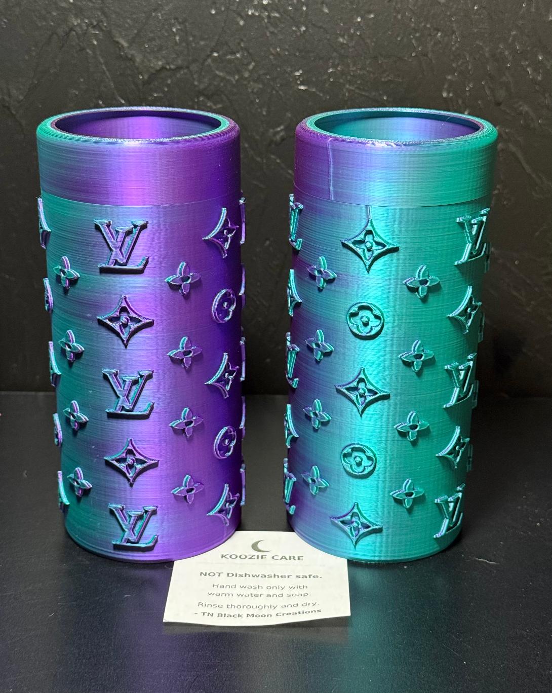 Purple & Teal Koozie